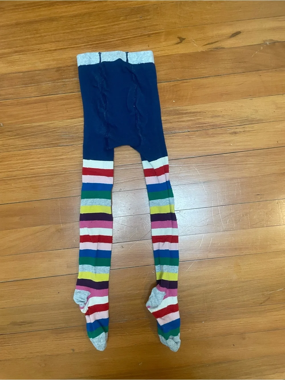 Mini Boden striped tights - size 5-6Y